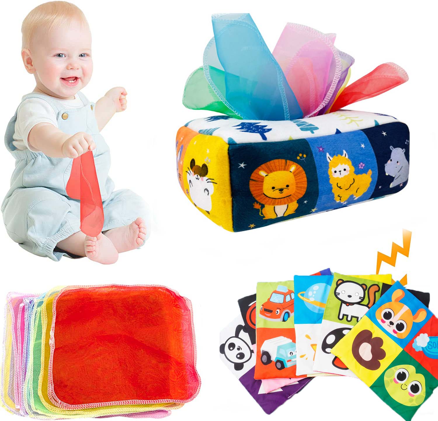 Boîte à mouchoirs Montessori sensorielle - Boutique inspirée de la  pédagogie Montessori