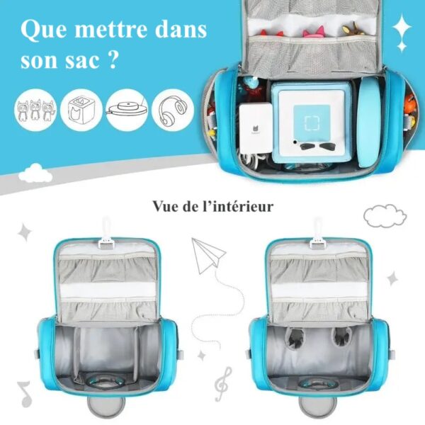 sac transport multipoches Toniebox et tonies