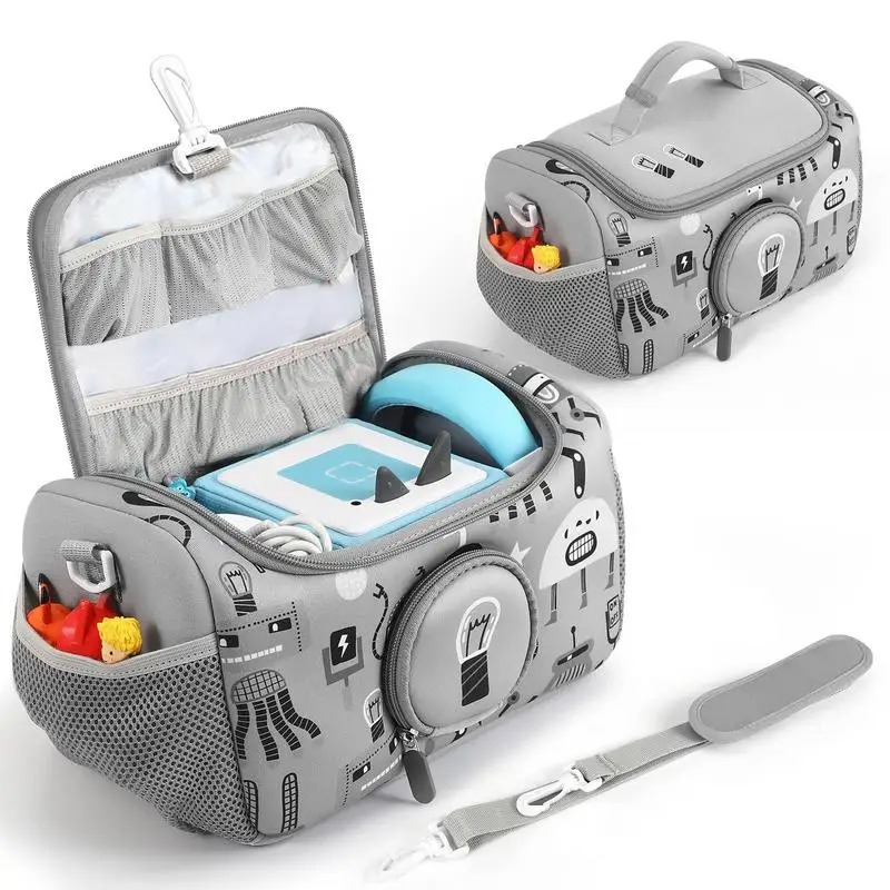 Sac à Dos De Transport Pour Tonies Box Et Figurines - Avec Poches Transparentes Et Sangle Réglable - Parfait Pour Voyages Et Déplacements