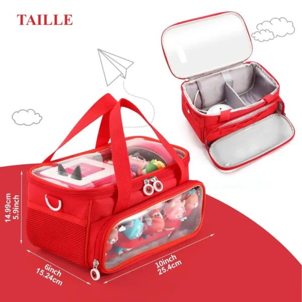 sac transport transparent toniebox tonies rouge